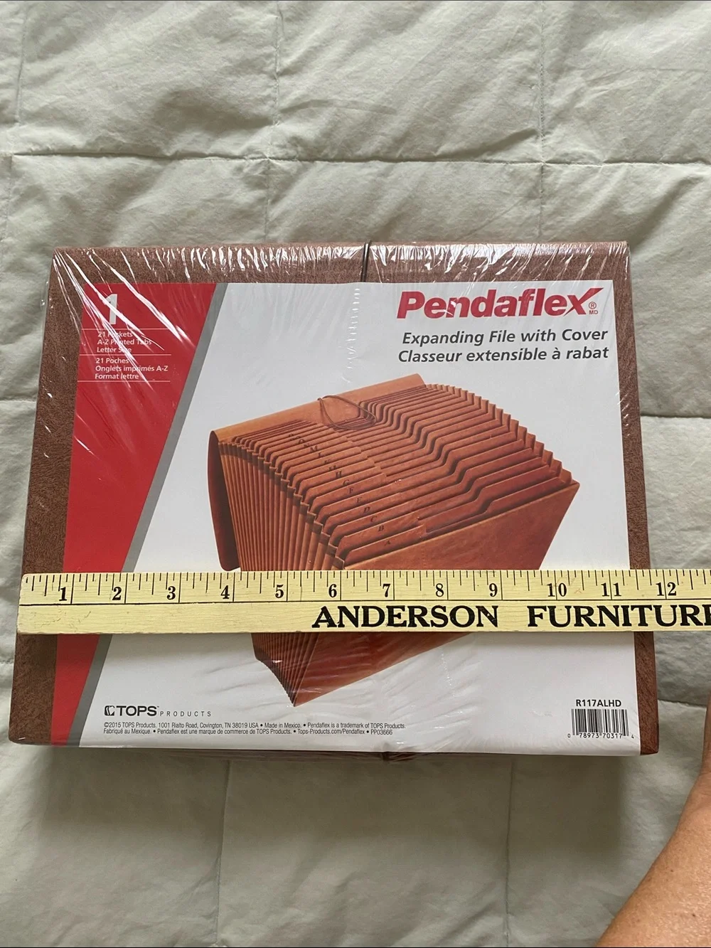 Expanding File with Cover - Brown